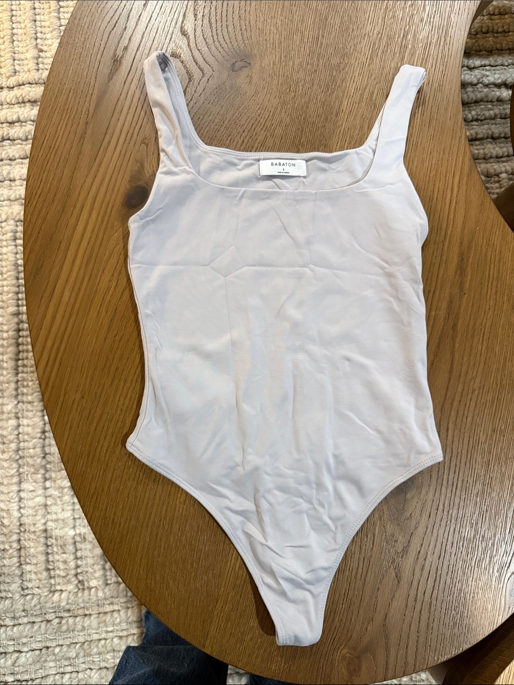 Aritzia babaton grey bodysuit